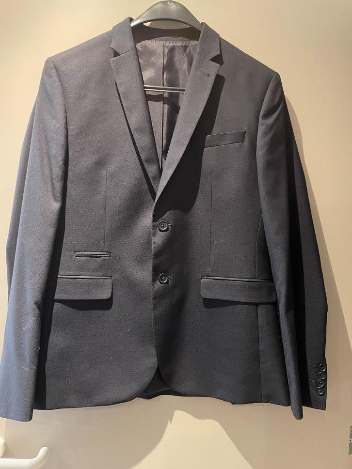 Blauw herenkostuum Dansaert Black 50, Kleding | Heren, Kostuums en vesten, Zo goed als nieuw, Maat 48/50 (M), Blauw, Ophalen of Verzenden