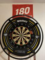 dartbord+verlichting+surround+dartmat, Sport en Fitness, Darts, Ophalen, Zo goed als nieuw, Dartbord