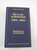 Wie is wie in Nederland 1984-1988, Boeken, Politiek en Maatschappij, Maatschappij en Samenleving, Ophalen of Verzenden, Zo goed als nieuw