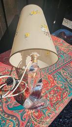 Lampe vintage en cristal  1950 Val st Lambert., Ophalen