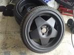 Borbet type A breedset full black 4x100, Auto-onderdelen, Banden en Velgen, Ophalen, Band(en)