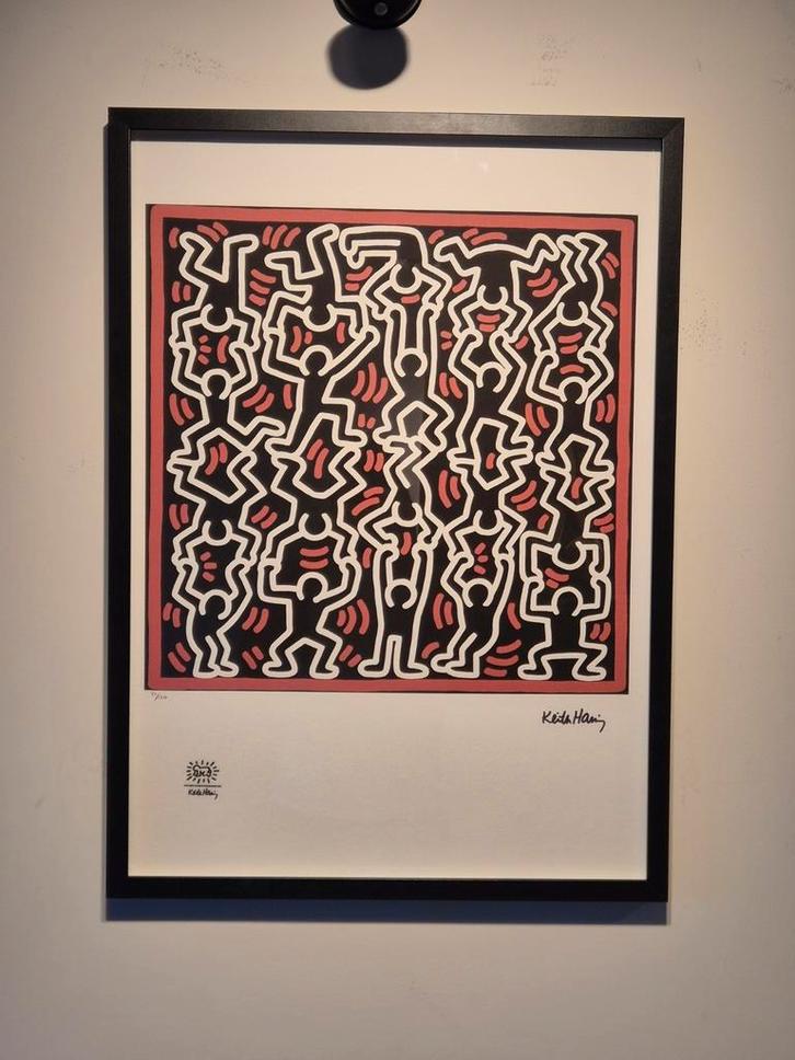 Keith Haring Litho, Antiek en Kunst, Kunst | Litho's en Zeefdrukken, Ophalen