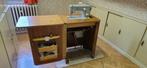 Vintage Pfaff 260 naaimachine met originele houten kast, Ophalen, Gebruikt, Naaimachine, Pfaff