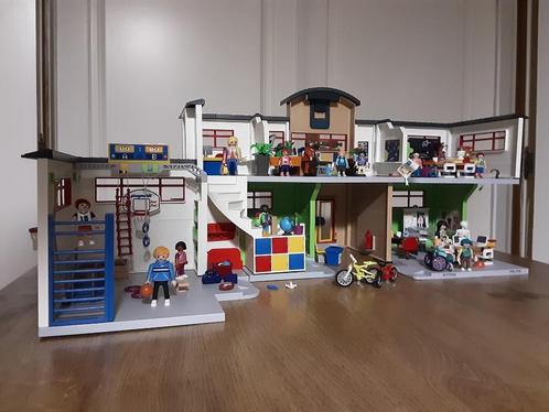 PlayMobil, belle grande école avec extensions, Enfants & Bébés, Jouets | Playmobil, Comme neuf, Ensemble complet, Enlèvement ou Envoi