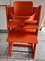 Stolke tripp trapp met babyset retro oranje, Kinderen en Baby's, Kinderstoelen, Ophalen, Zo goed als nieuw