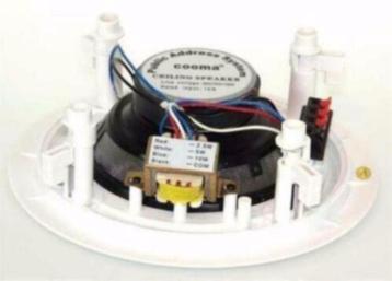 100 Volt 2 weg Plafond inbouw speaker 10 Watt [2015-B] beschikbaar voor biedingen