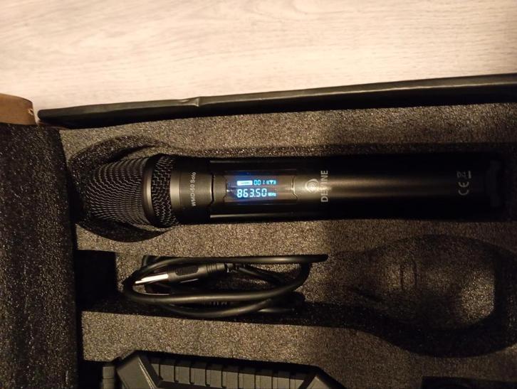 Devine draadloze micro, Musique & Instruments, Microphones, Comme neuf, Enlèvement