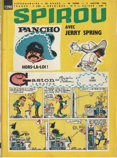 Hebdomadaires Spirou de l'année 1963 x 18, Boeken, Stripverhalen, Gelezen, Meerdere stripboeken, Ophalen of Verzenden