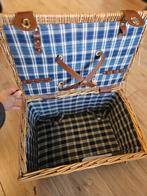 Rieten picknickmand, Hobby en Vrije tijd, Picknickmanden, Ophalen, Gebruikt, Zonder inhoud