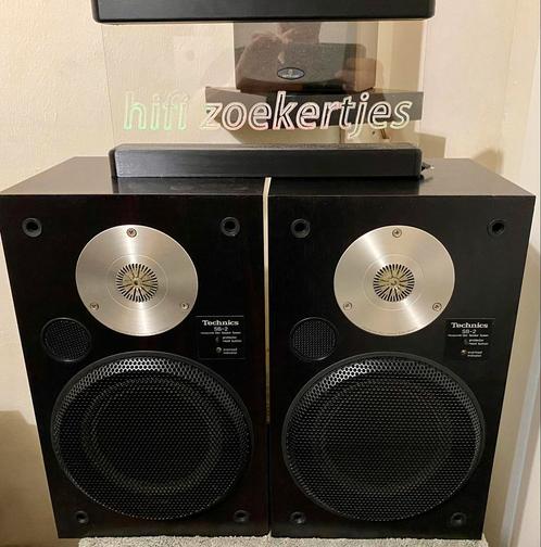 Technics SB-2 luidsprekers perfecte staat, Audio, Tv en Foto, Luidsprekerboxen, Zo goed als nieuw, Front, Rear of Stereo speakers