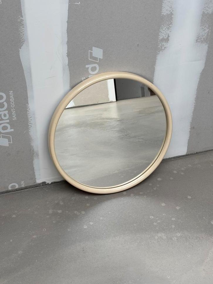 Vintage spiegel Gedy, Huis en Inrichting, Woonaccessoires | Spiegels, Gebruikt, Rond, Ophalen