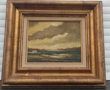 Huile sur toile paysage signe verkruysse r beschikbaar voor biedingen