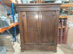 eiken 2 deurs kast met lades, 25 à 50 cm, Enlèvement ou Envoi, Comme neuf, 100 à 150 cm