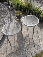 Ijzeren stoelen, Tuin en Terras, Ophalen, Gebruikt, Metaal
