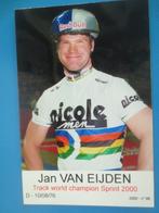 wielerkaart wk 2000 team red bull jan van eijden, Sport en Fitness, Verzenden, Zo goed als nieuw