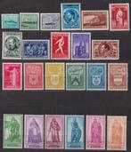 Belgique 1946 année complète, Timbres & Monnaies, Timbres | Europe | Belgique, Envoi, Non oblitéré, Trace d'autocollant