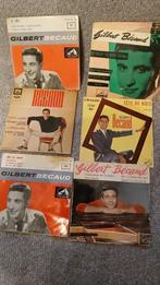 Gilbert Becaud, vinylplaat met 4 nummers, Gebruikt, 10 inch, Maxi-single, Ophalen of Verzenden