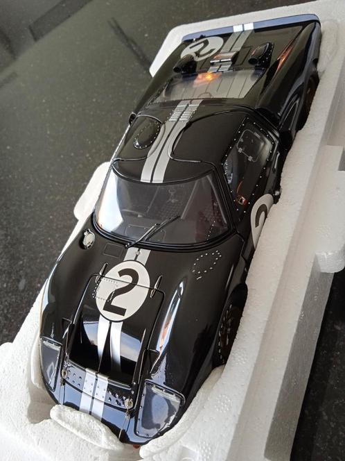 À vendre Exoto Ford GT 40 Mill Lemans 66 nr.2 noir 1:18, Hobby & Loisirs créatifs, Voitures miniatures | 1:18, Utilisé, Enlèvement ou Envoi