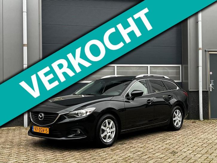 Mazda 6 Sportbreak 2.0 TS+ Lease Pack bj.2012 Navi|Pdc|Trekh, Auto's, Mazda, ABS, Airbags, Boordcomputer, Centrale vergrendeling