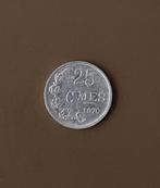 Luxemburgse munt van 25 centimes 1970, Postzegels en Munten, Ophalen of Verzenden, Losse munt, Overige landen