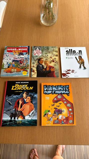Diverse strips beschikbaar voor biedingen