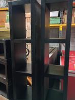 2 zwarte ikea-rekken, Huis en Inrichting, Kasten | Boekenkasten, Ophalen, Minder dan 50 cm, Gebruikt, 150 tot 200 cm