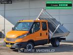 Iveco Daily 35C21 Open Laadbak Dubbel Cabine 210PK 3.0L Dubb, Auto's, Bestelwagens en Lichte vracht, Stof, Euro 6, Iveco, 7 zetels