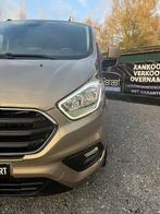 Ford Transit Custom, 2018,92.000km, Automaat, Dubbel Cabine, Auto's, Bestelwagens en Lichte vracht, Automaat, Zwart, Zwart, Bedrijf