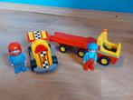 Playmobil 123 Raceauto met vrachtwagen, Kinderen en Baby's, Zo goed als nieuw, Ophalen