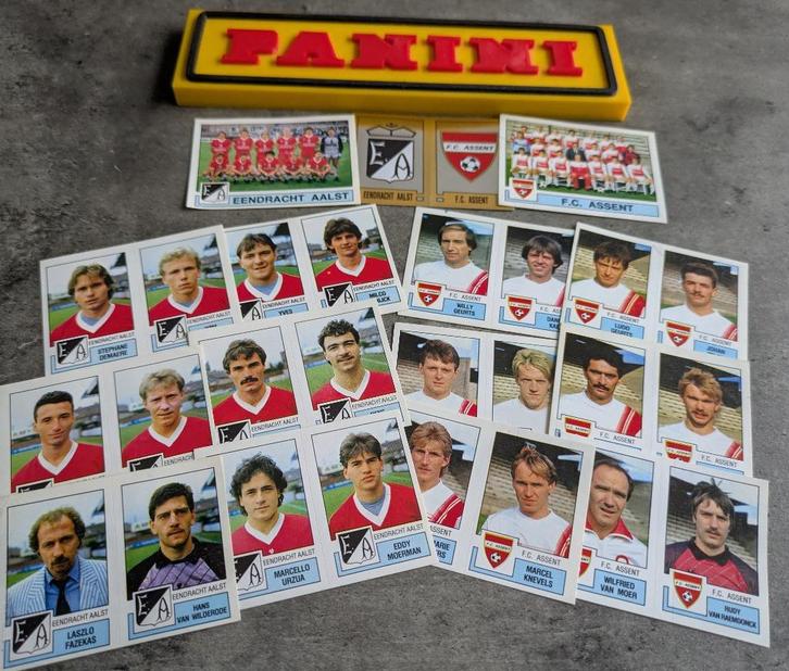 PANINI FOOTBALL 88 E.AALST / ASSENT 15 STICKERS 1988, Hobby en Vrije tijd, Stickers en Plaatjes, Nieuw, Verzenden
