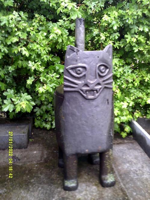 tuinbeeld, Tuin en Terras, Tuinbeelden, Zo goed als nieuw, Dierenbeeld, Metaal, Ophalen