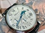 Prachtig chronograaf herenhorloge!, Handtassen en Accessoires, Ophalen of Verzenden