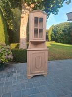 Massief eiken hoekkast. Geluchtgomd., Antiek en Kunst, Ophalen of Verzenden