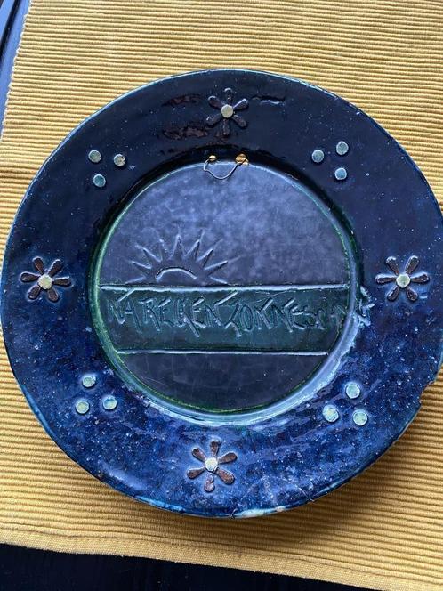 decoratieve borden in aardewerk met spreuken, Antiek en Kunst, Antiek | Keramiek en Aardewerk, Ophalen