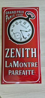 Plaque émaillée Zenith 60 cm x 30 cm bombée, Ophalen of Verzenden