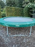 Trampoline ingoede staat, Ophalen