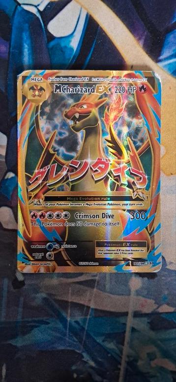 M Charizard EX 101/108 Evolutions Ultra Rare Full Art holo, Enlèvement ou Envoi, Comme neuf
