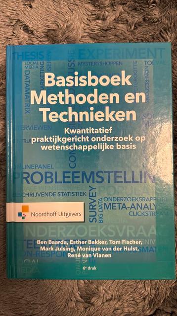 Basisboek methoden en technieken - Ben Baarda et al. beschikbaar voor biedingen