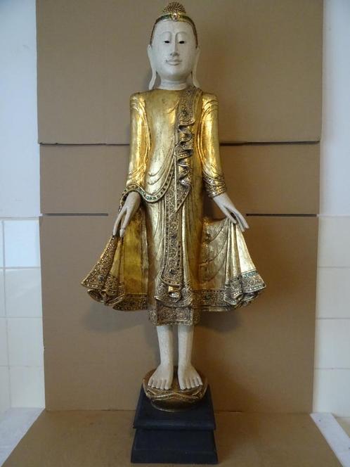 Statue de Bouddha grande statue Bouddha vintage doré 112cm, Maison & Meubles, Accessoires pour la Maison | Statues de Bouddha