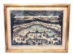 Ets / Gravure La Grande Piece d'Eau à Versailles. G. PERELLE, Enlèvement ou Envoi