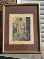 eau forte aquatinte de edgar degas, Antiek en Kunst, Ophalen of Verzenden
