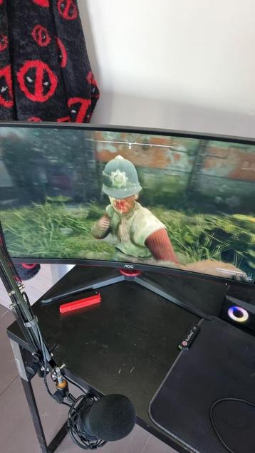 Moniteur gaming incurvé AOC C27G2AE/BK 27" 165Hz Full HD beschikbaar voor biedingen