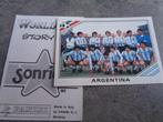 PANINI VOETBAL WORLD CUP STORY  STICKER ARGENTINA  1X ***, Ophalen of Verzenden, Sticker
