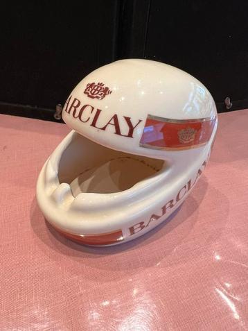 Asbak helm cendrier eighties 1980 Barclay 