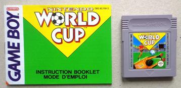 World Cup voor de Nintendo Gameboy + boekje 