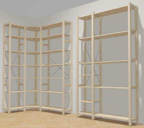Ikea Ivar rekken combinatie, Huis en Inrichting, Kasten | Stellingkasten, Zo goed als nieuw, Ophalen
