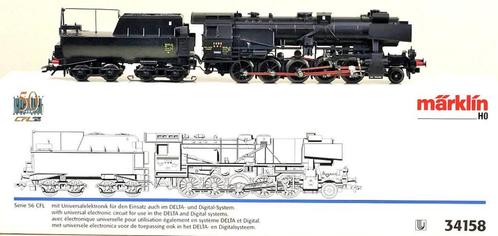 Marklin 34158 TUBIZE 50J CFL, Hobby & Loisirs créatifs, Trains miniatures | HO, Neuf, Locomotive, Märklin, Enlèvement ou Envoi