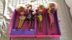 4 poupées Barbie dans une valise rose, Enlèvement, Utilisé