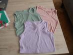 3 zomers topjes maat 146 - 152, Ophalen of Verzenden, Zo goed als nieuw, Meisje, Shirt of Longsleeve