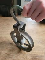 Oude industriële katrol, Ophalen of Verzenden